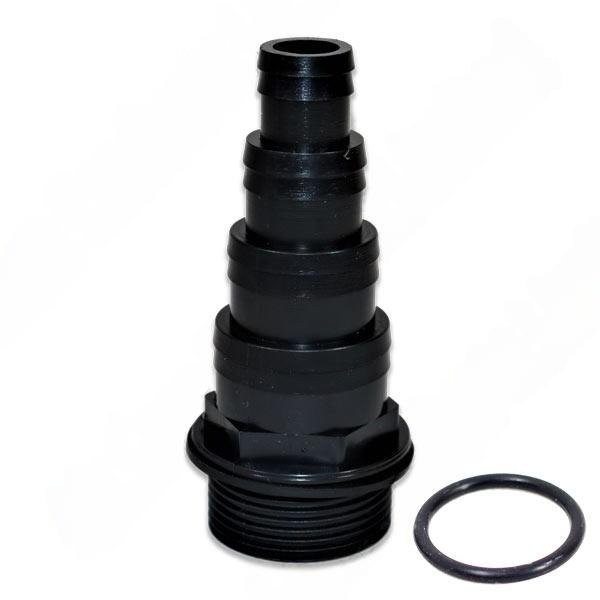 1.25″ BSP 4 Stepped Hosetail (Black)