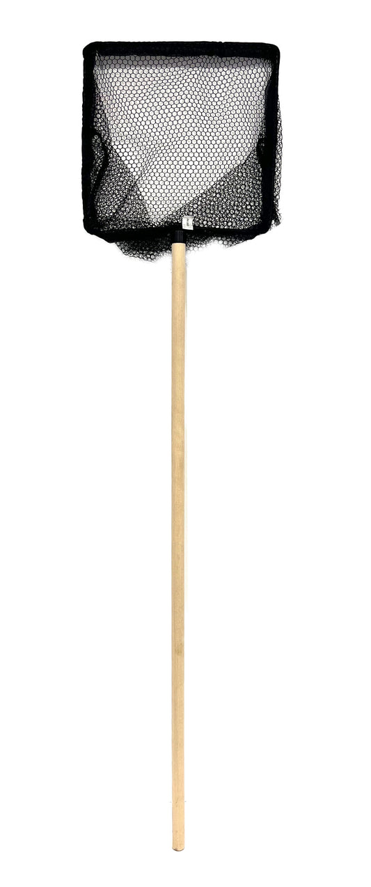 Norfine 25cm x 23cm Leaf Net Coarse / Mesh (1mtr wooden handle)