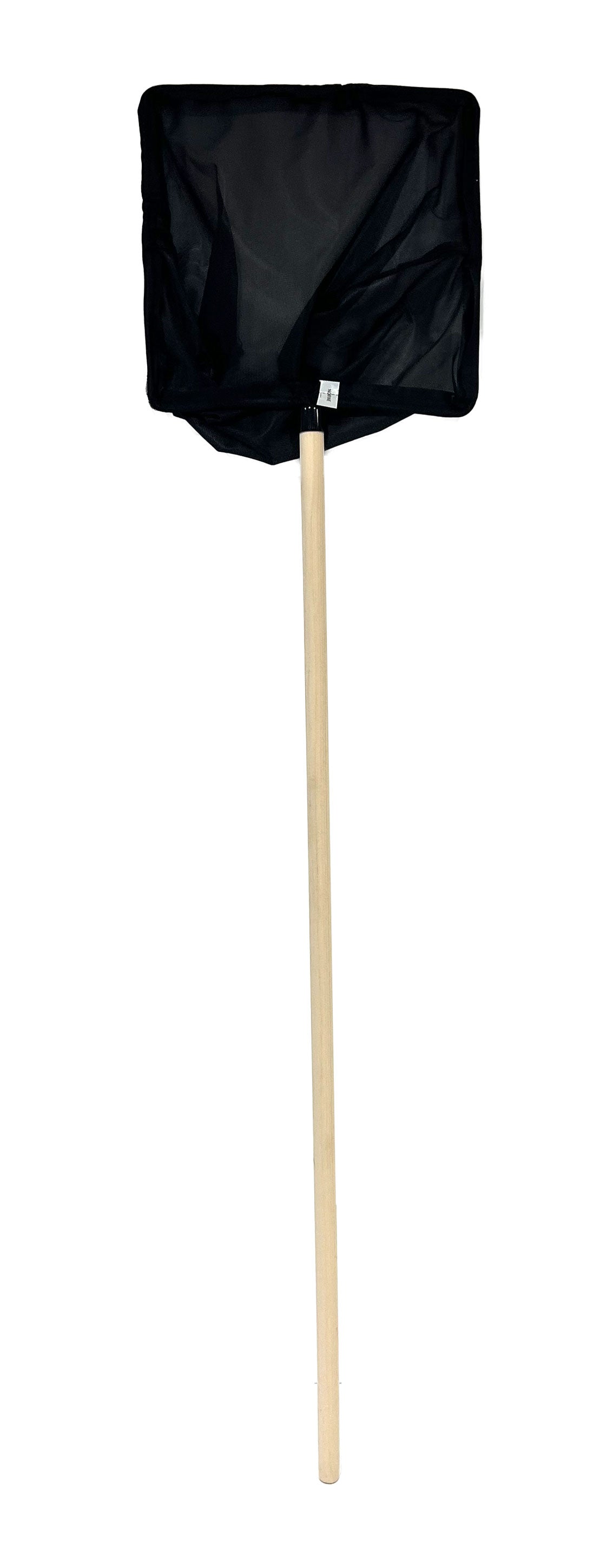 Norfine 25cm x 23cm Leaf Net Fine / Black (1mtr wooden handle)
