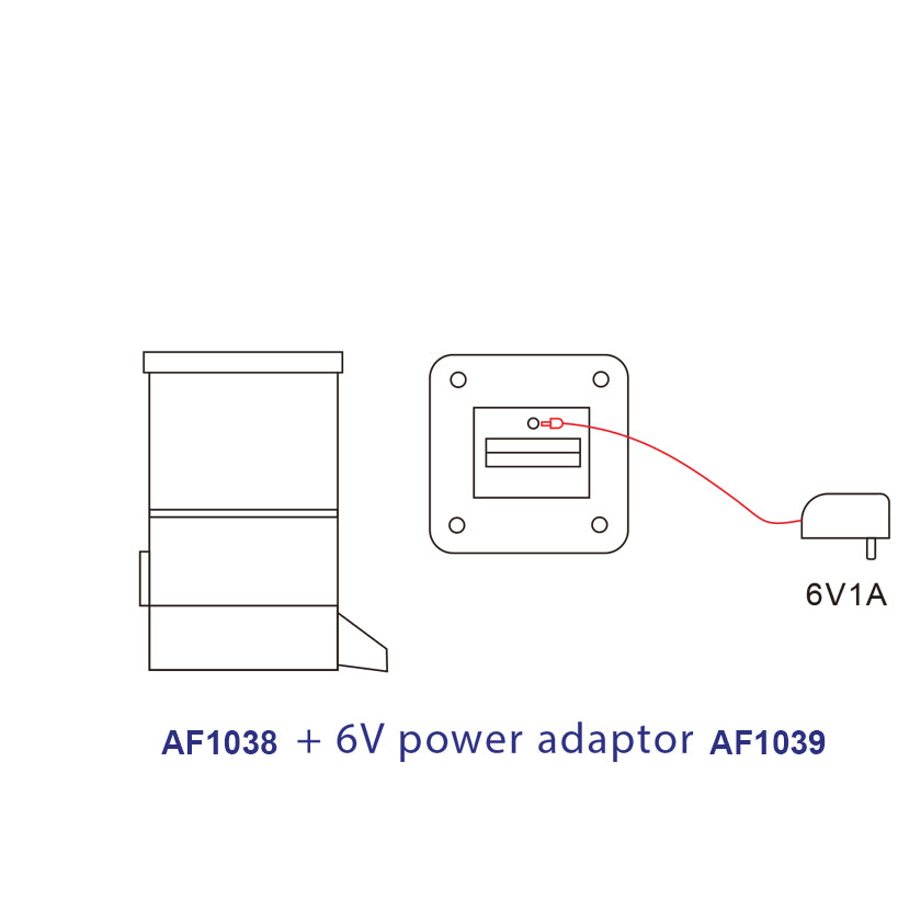 AquaForte Power Adapter 6V for 8ltr Feeder (AF1038)