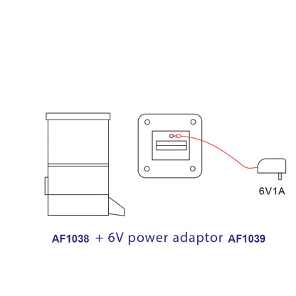 AquaForte Power Adapter 6V for 8ltr Feeder (AF1038)