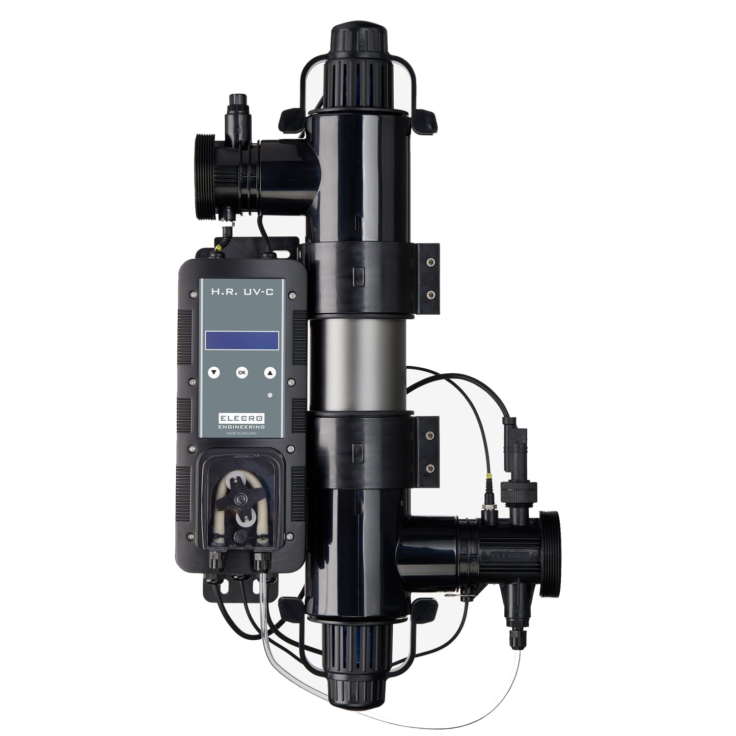 Elecro Mini (30w) HR - High reflective UVC (with lamp indicator / flow / dosage pump)