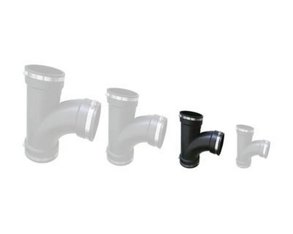 2" Tee with Clips (Flexible) - SKS Wholesale 