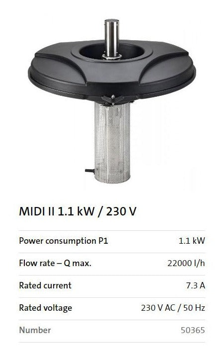 Oase Lake Fountain Midi II 1.1 kW / 230V - SKS Wholesale