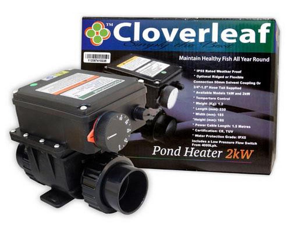 Cloverleaf 1kW Heater Digital Stainless body - SKS Wholesale 
