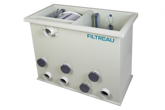  Filtreau Combi XL50 Drum Filter Gravity Fed with Built in Rinse Pump 